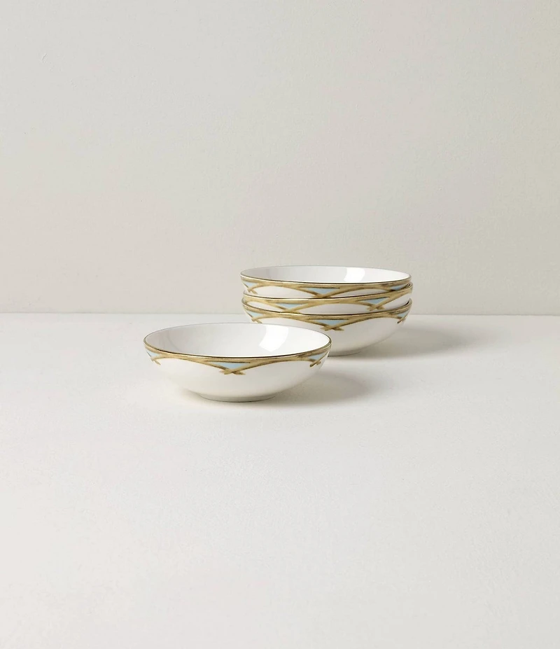 Lenox British Colonial Bamboo Fruit Bowls, Set of 4