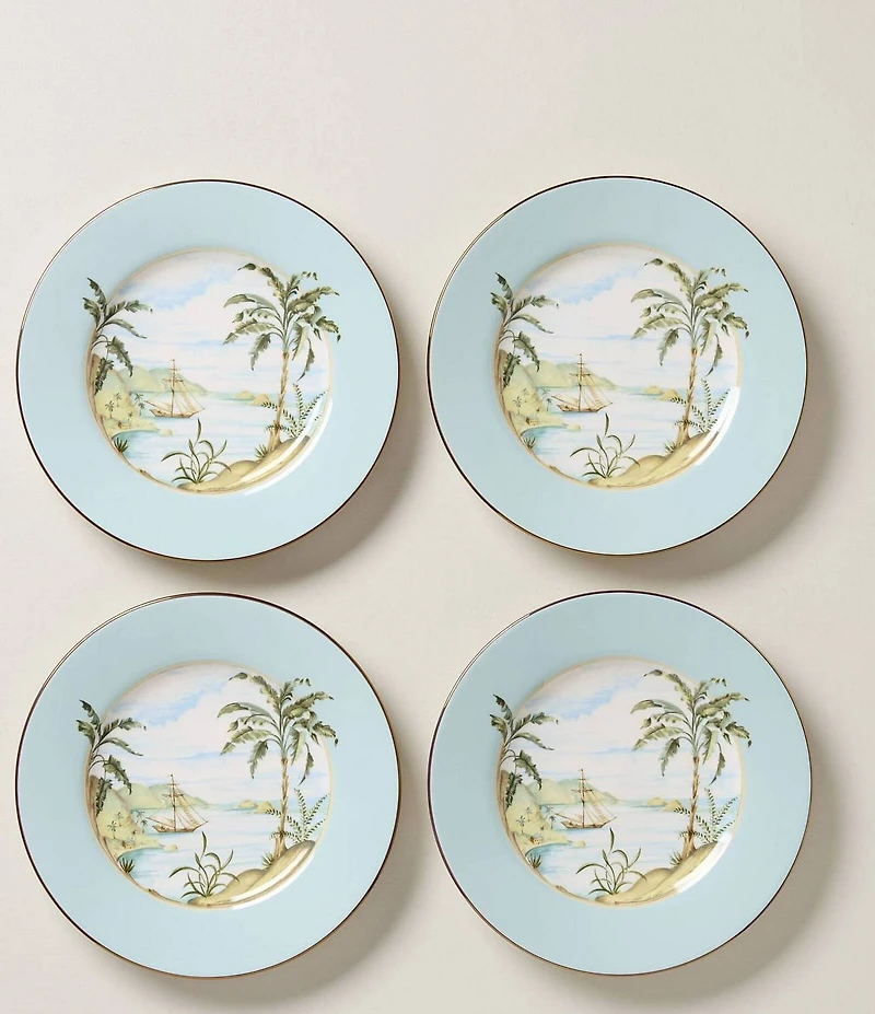 Lenox British Colonial Tradewind Accent Plates, Set of 4