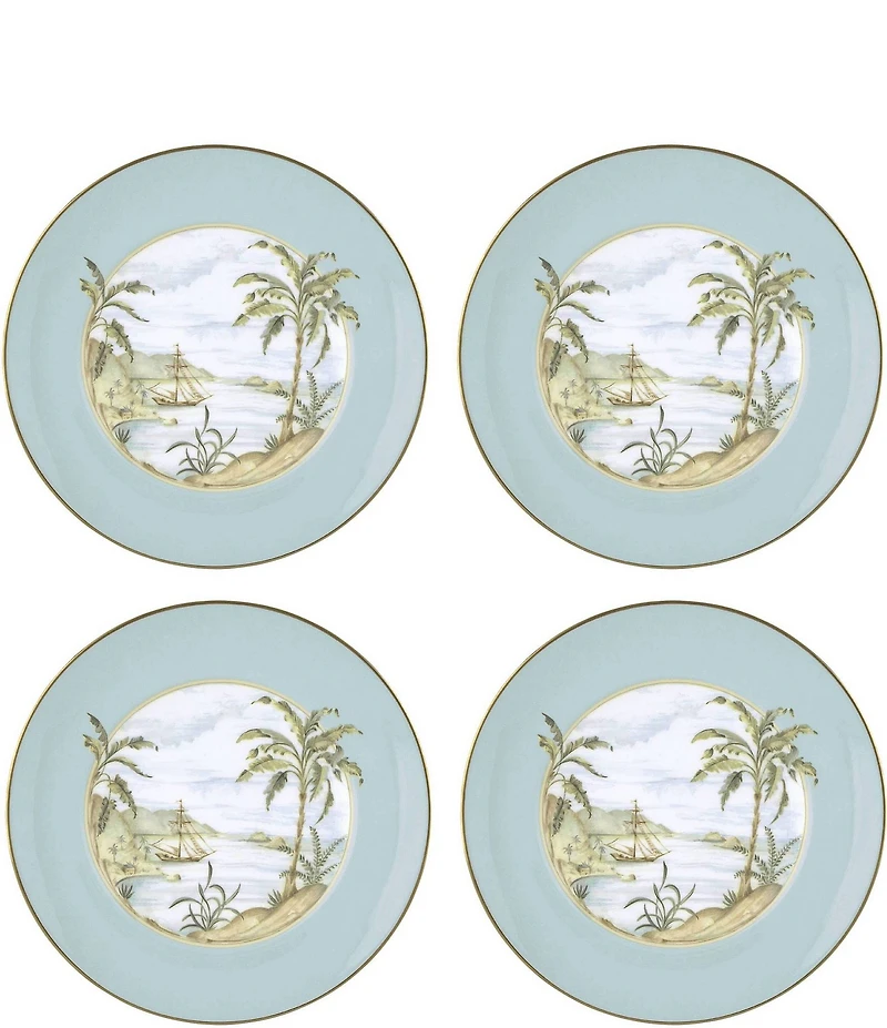 Lenox British Colonial Tradewind Accent Plates, Set of 4