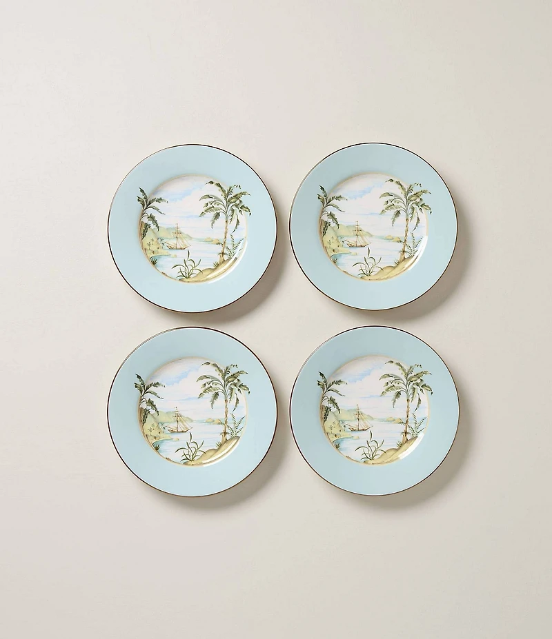 Lenox British Colonial Tradewind Accent Plates, Set of 4
