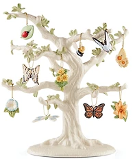 Lenox Butterfly Meadow 10-Piece Mini Ornaments & Tree Set
