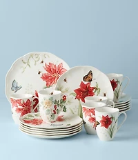 Lenox Butterfly Meadow 18-Piece Holiday Dinnerware Set