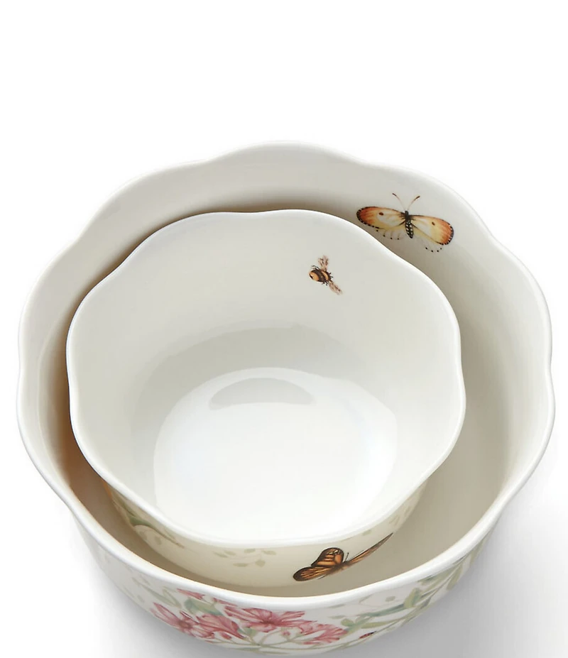 Lenox Butterfly Meadow 2-Piece Nesting Bowl Set