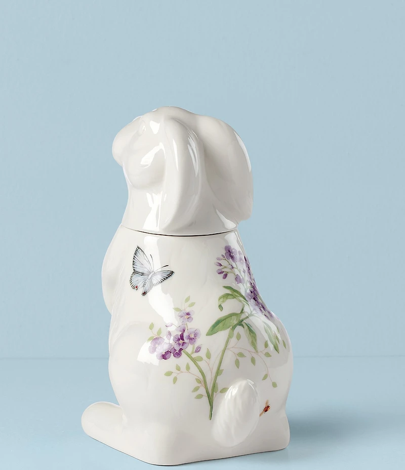 Lenox Butterfly Meadow Bunny Cookie Jar