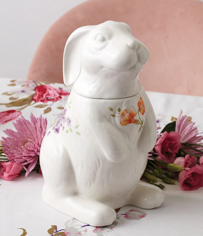 Lenox Butterfly Meadow Bunny Cookie Jar