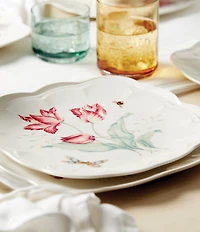 Lenox Butterfly Meadow Collection Square Accent Plates, Set of 4