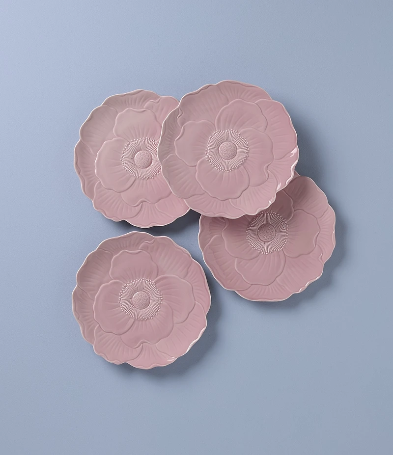 Lenox Butterfly Meadow Floral Accent Plates, Set of 4