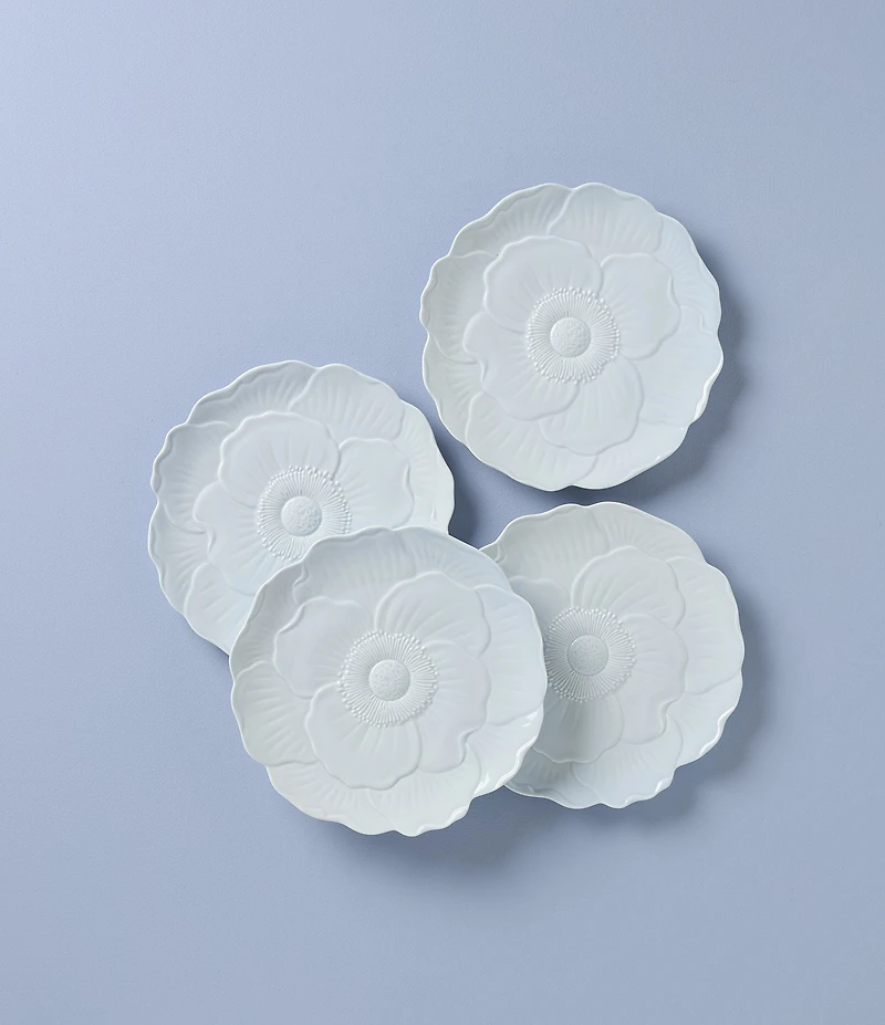 Lenox Butterfly Meadow Floral Accent Plates, Set of 4