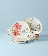 Lenox Butterfly Meadow Holiday 12-Piece Dinnerware Set