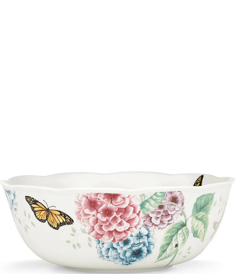 Lenox Butterfly Meadow Hydrangea Dinnerware Serving Bowl, 72 oz