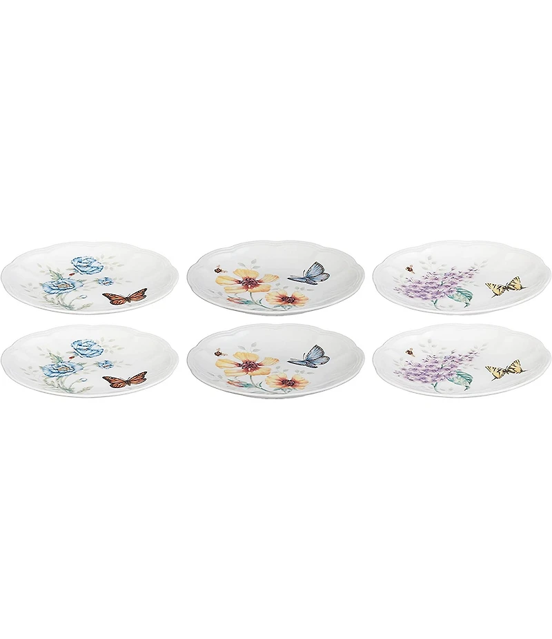 Lenox Butterfly Meadow Party Plates, Set of 6