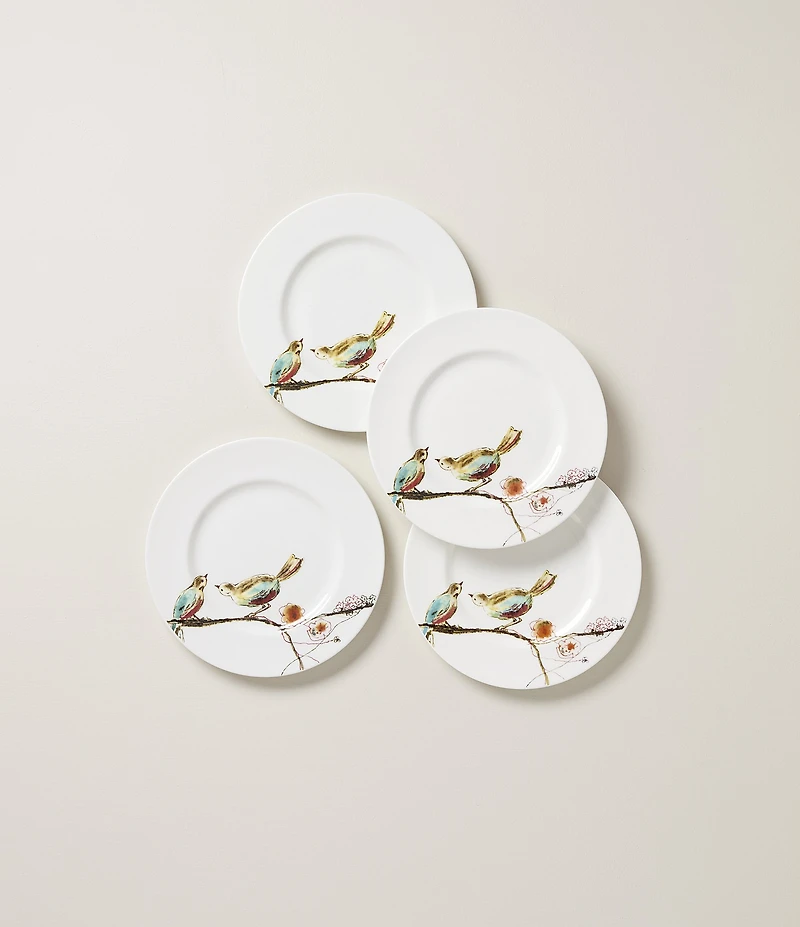 Lenox Chirp Salad Plates, Set of 4