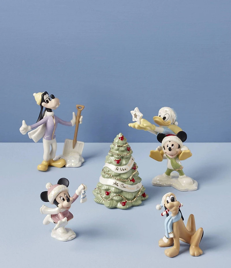 Lenox Disney Fab Five Fun Winter 5-Piece Figurine Set