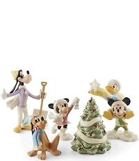 Lenox Disney Fab Five Fun Winter 5-Piece Figurine Set