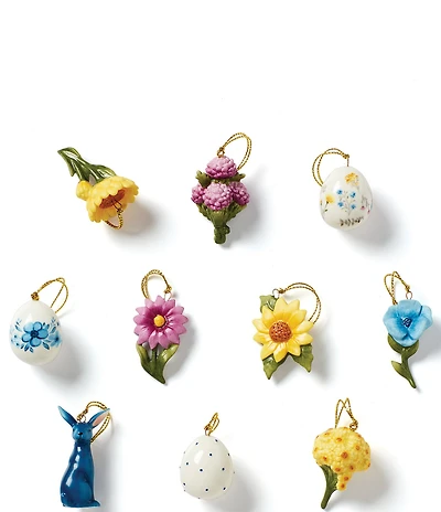 Lenox Floral Easter 10-Piece Mini Ornament Set