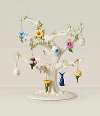 Lenox Floral Easter 10-Piece Mini Ornaments + Tree Set