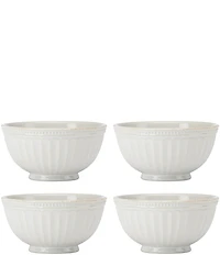 Lenox French Perle Groove 12-Piece Dinnerware Set