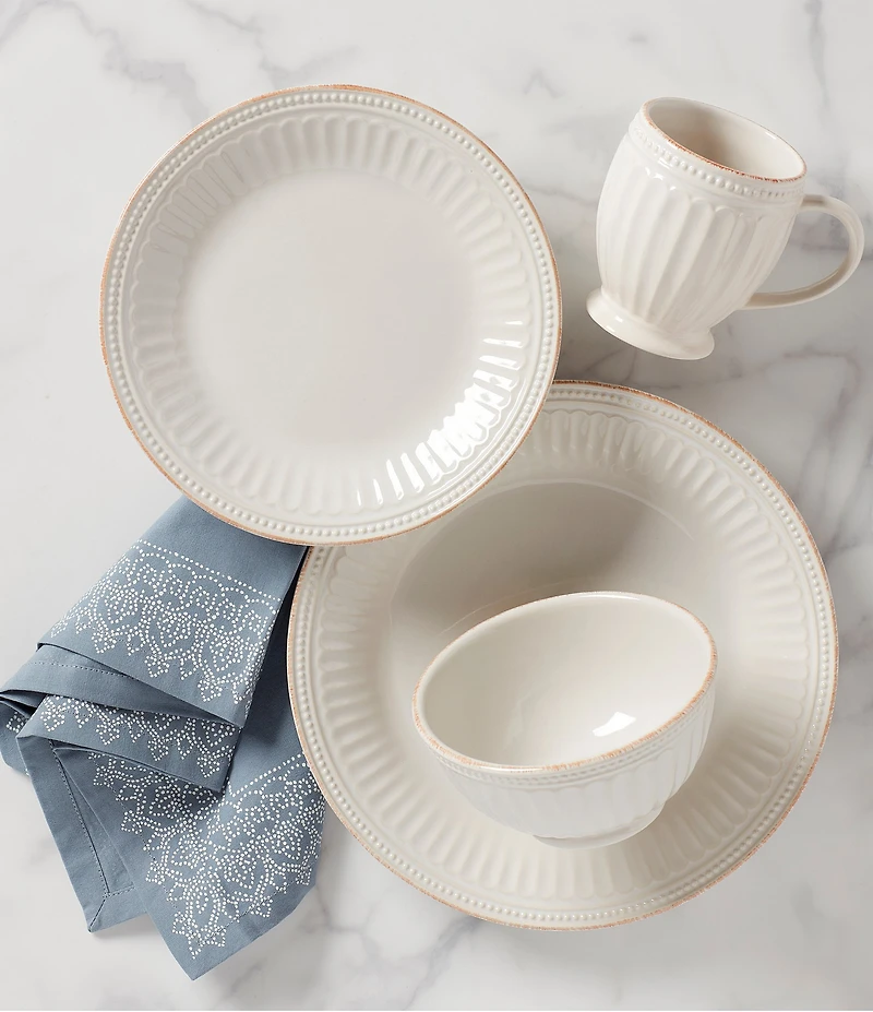 Lenox French Perle Groove 4-Piece Place Setting
