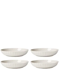 Lenox French Perle Scallop Dinner Bowls, Set of 4