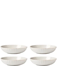 Lenox French Perle Scallop Pasta Bowls, Set of 4