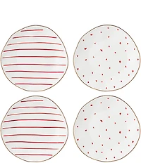 Lenox Garnet Bay Dessert Plates, Set of 4