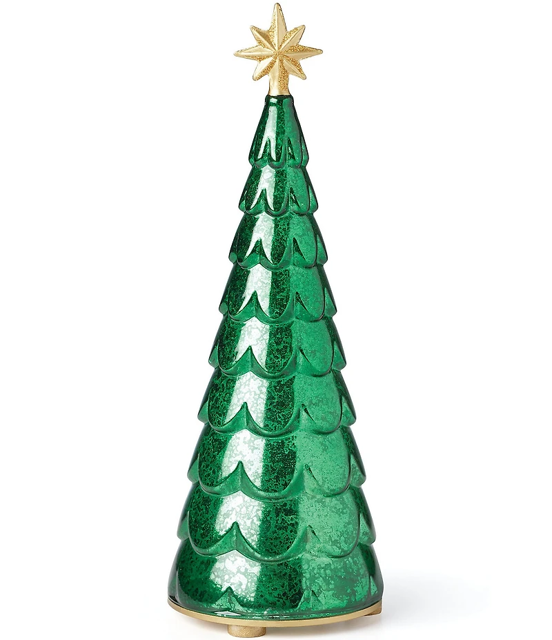 Lenox Glass Radiant Light Lit Tree Figurine