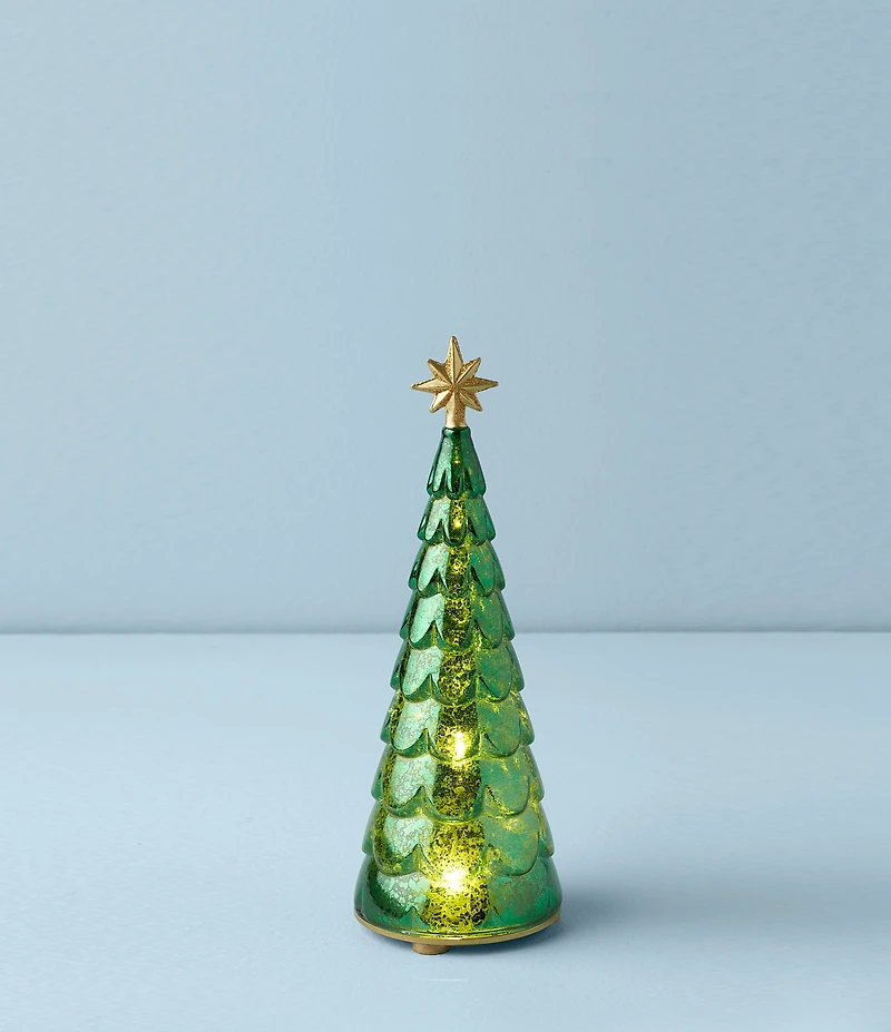 Lenox Glass Radiant Light Lit Tree Figurine