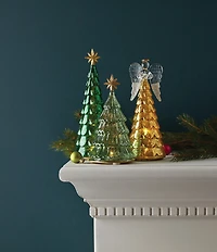 Lenox Glass Radiant Light Lit Tree Figurine