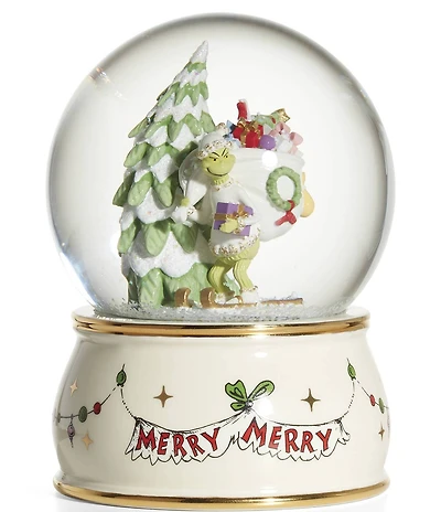 Lenox Grinch Snow Globe Figurine