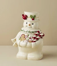 Lenox Happy Holly Days Snowman Cookie Jar