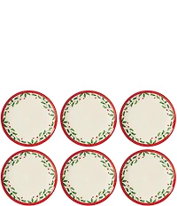 Lenox Holiday 6-Piece Accent Plate Set