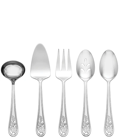Lenox Holiday Collection 5-Piece Stainless Steel Hostess Set