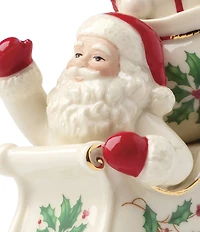 Lenox Holiday Collection Santa's Sleigh and Gift Bag Salt & Pepper Set