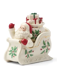 Lenox Holiday Collection Santa's Sleigh and Gift Bag Salt & Pepper Set