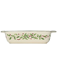 Lenox Holiday Collection Holly & Berry Motif Square Baking Dish