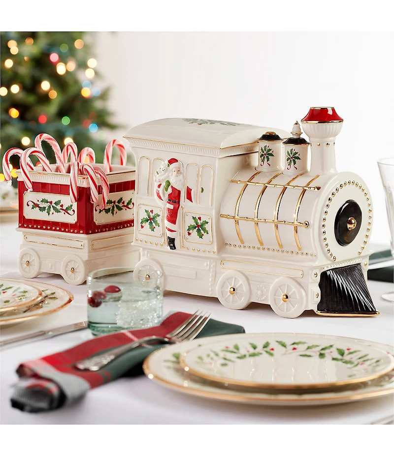Lenox Holiday Collection Train 5-Piece Serving Set