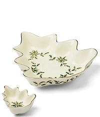Lenox Holiday Collection Tree Chip & Dip Set
