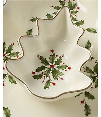 Lenox Holiday Collection Tree Chip & Dip Set