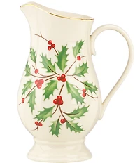 Lenox Holiday Festive Holly And Berry Creamer & Sugar Set