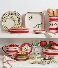 Lenox Holiday Dinner Plates, Set of 6