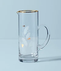 Lenox Holiday Gold Glass Beverage Pitcher