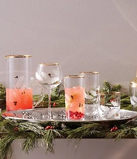 Lenox Holiday Gold Glass Beverage Pitcher