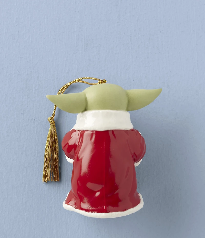 Lenox Holiday Grogu with Stocking Porcelain Ornament