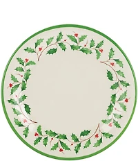 Lenox Holiday Holly Melamine Dinner Plates, Set of 4