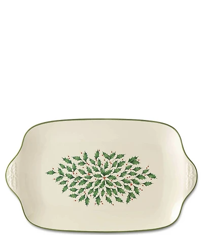 Lenox Holiday Holly Oversized 20#double; Platter