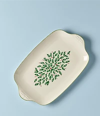 Lenox Holiday Holly Oversized 20#double; Platter