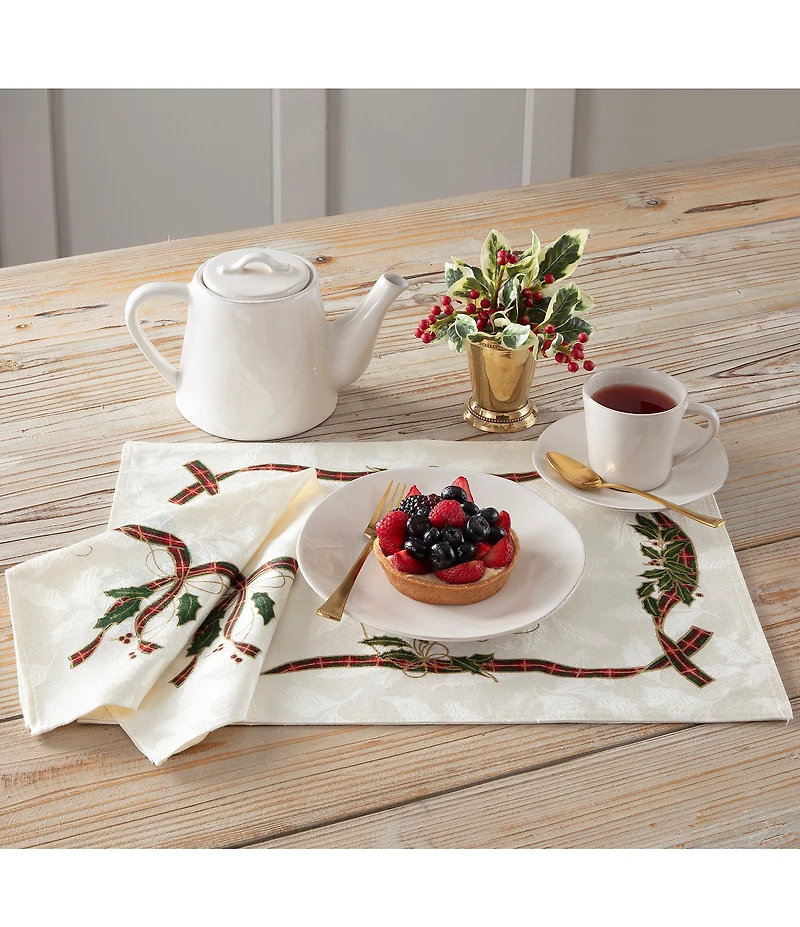 Lenox Holiday Nouveau Cloth Napkins, Set of 4