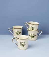 Lenox Holiday Mugs, Set of 4