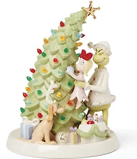 Lenox Merry Grinchmas Grinchie Lit Figurine