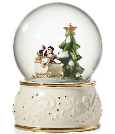 Lenox Disney Mickey Mouse Snow Globe